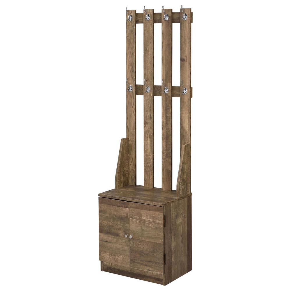 Gunnison Co. Sanuye Hall Tree in Weathered Oak, , large