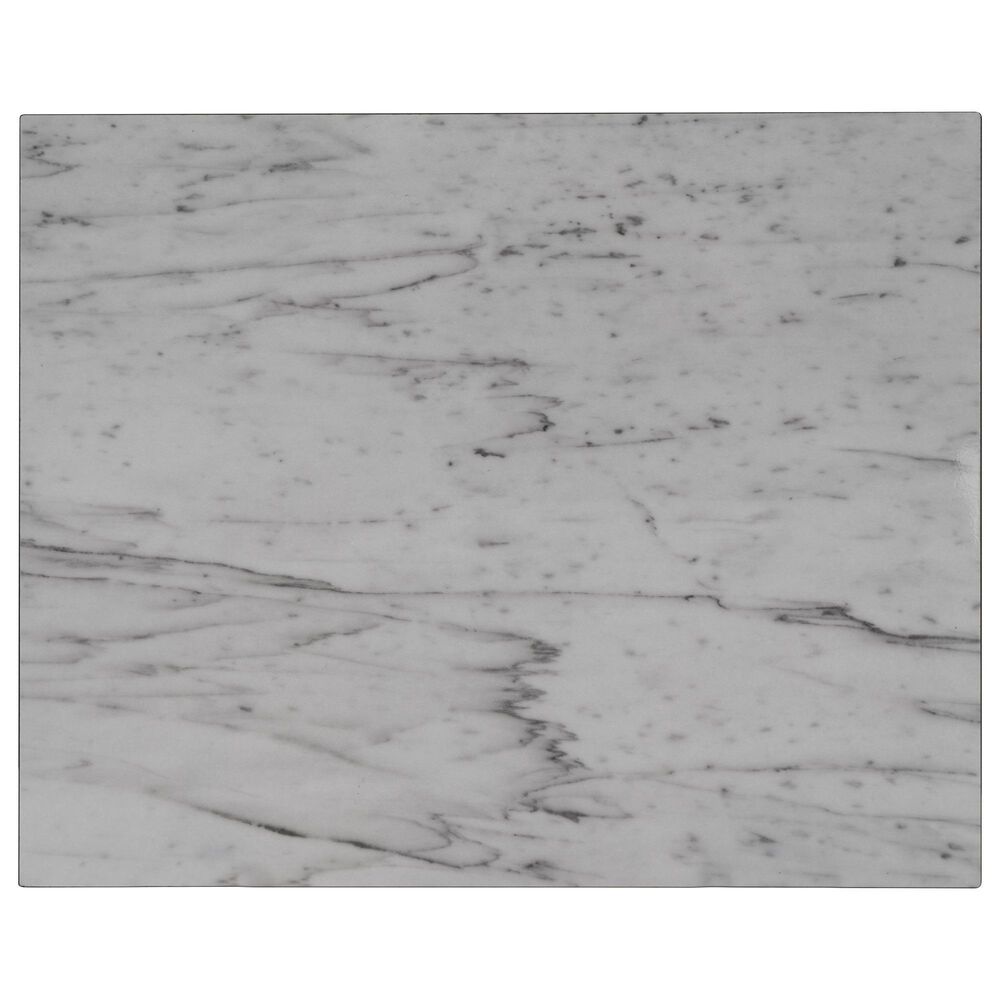 Linon Home Decor Talia Folding TV Tray Table Set with Stand in Black and White (Set of 4), , large