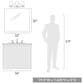 Golden Lighting Maddox 3-Light Bath Vanity in Chrome, , large