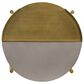 Blue River Dua End Table in Medium Gray and Antique Brass, , large
