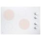 GE Appliances 30" Built-In Knob Control Electric Cooktop in White, , large