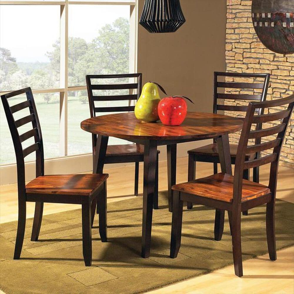 Crystal City Abbaco 5-Piece Dining Set in Cordovan Cherry, , large