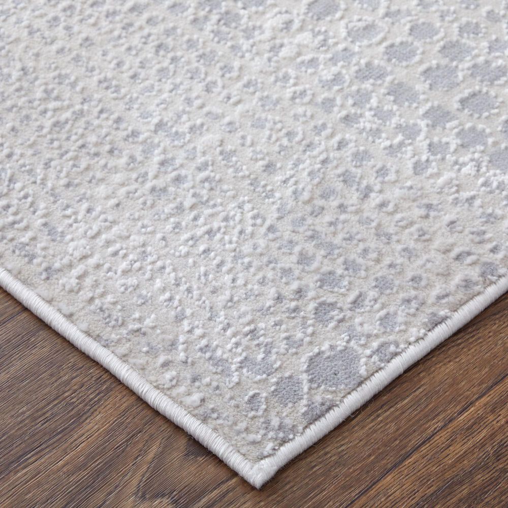 Feizy Prasad 5&#39; x 8&#39; Ivory and Gray Area Rug, , large
