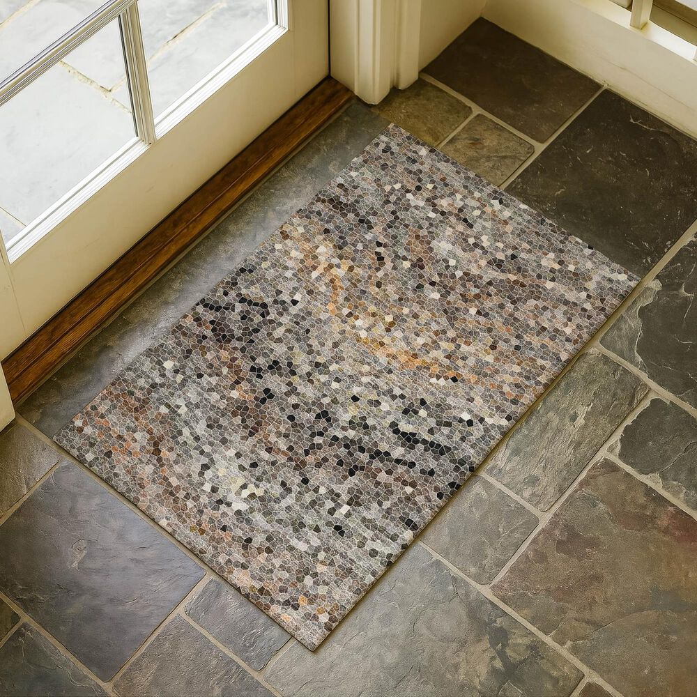 Dalyn Rug Company Lumara LM3 Pewter 2'6" x 3'10" Area Rug, , large