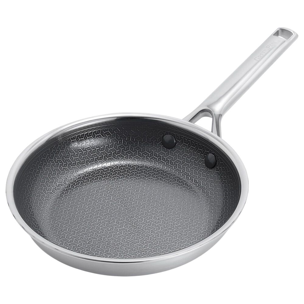 Green Pan Apex Hybrid 8" Ceramic Open Frypan in Stainless Steel, , large