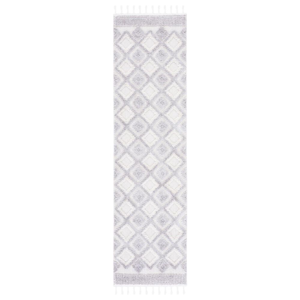Safavieh Marrakesh MRK560 2"2" x 6" Ivory and Grey Runner, , large