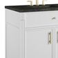 James Martin Bellshire 36" Single Bathroom Vanity in Bright White with 3 cm Phantome Eclos Top and Rectangular Sink, , large