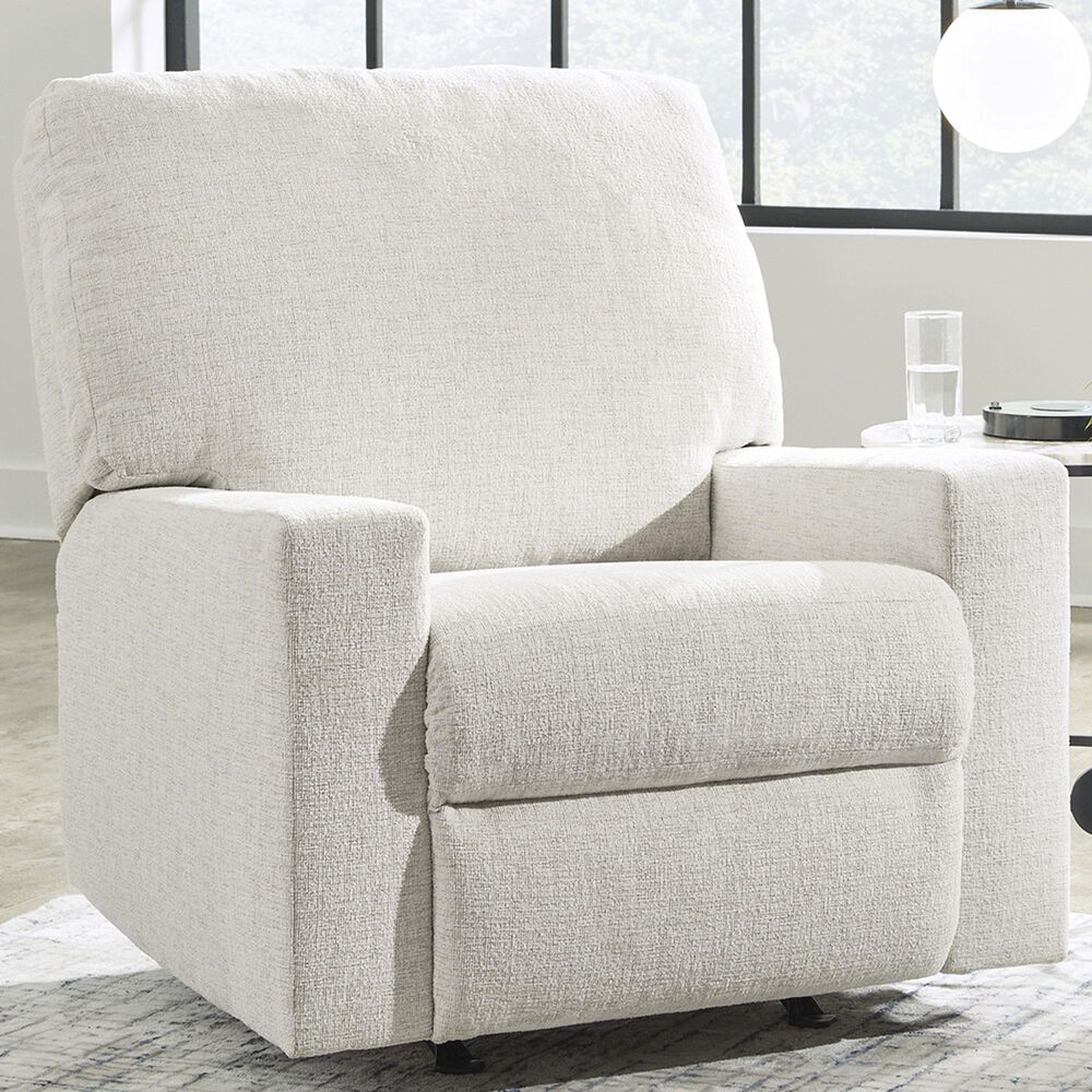 Ashley Rannis Manual Rocker Recliner in Snow, , large