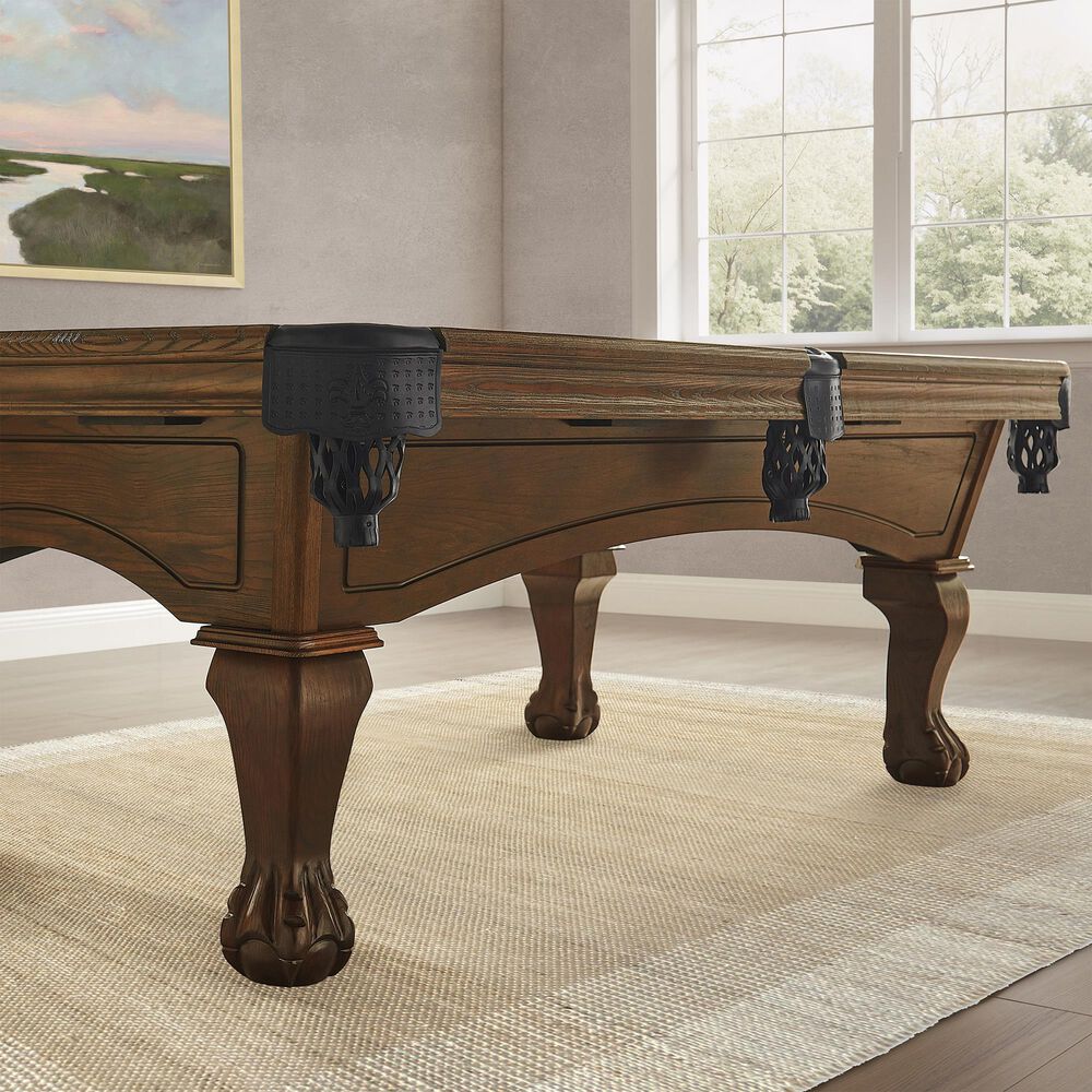 Imperial Hayden 8' Pool Table with Ball and Claw Leg in Russet, , large