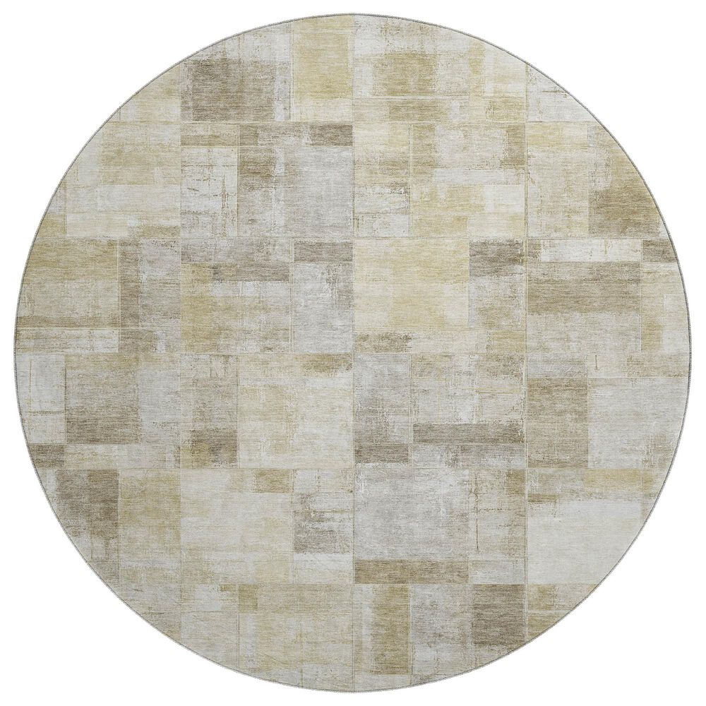 Dalyn Rug Company Ravenna RN4 8" Round Beige Area Rug, , large