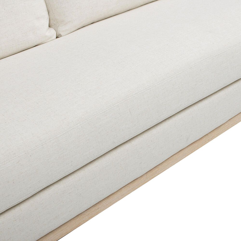 Jennifer Taylor Home Pasadena Stationary Sofa in Flax White, , large