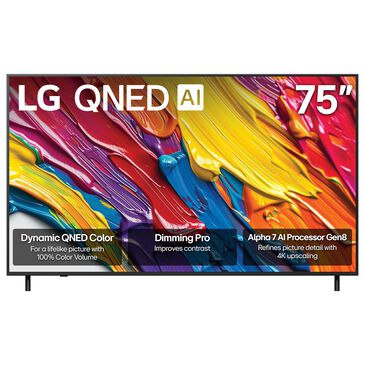 LG 75" Class QNED82A Series AI 4K Ultra HD in Black - Smart TV, , large