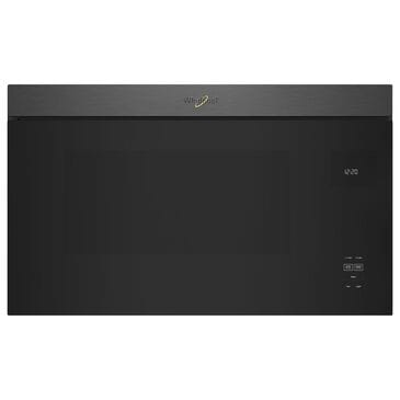 Whirlpool 1.1 Cu. Ft. Flush Mount Microwave in Black Stainless Steel, , large
