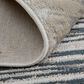 Feizy Micah 39LRF 8" x 10" Black and Silver Area Rug, , large