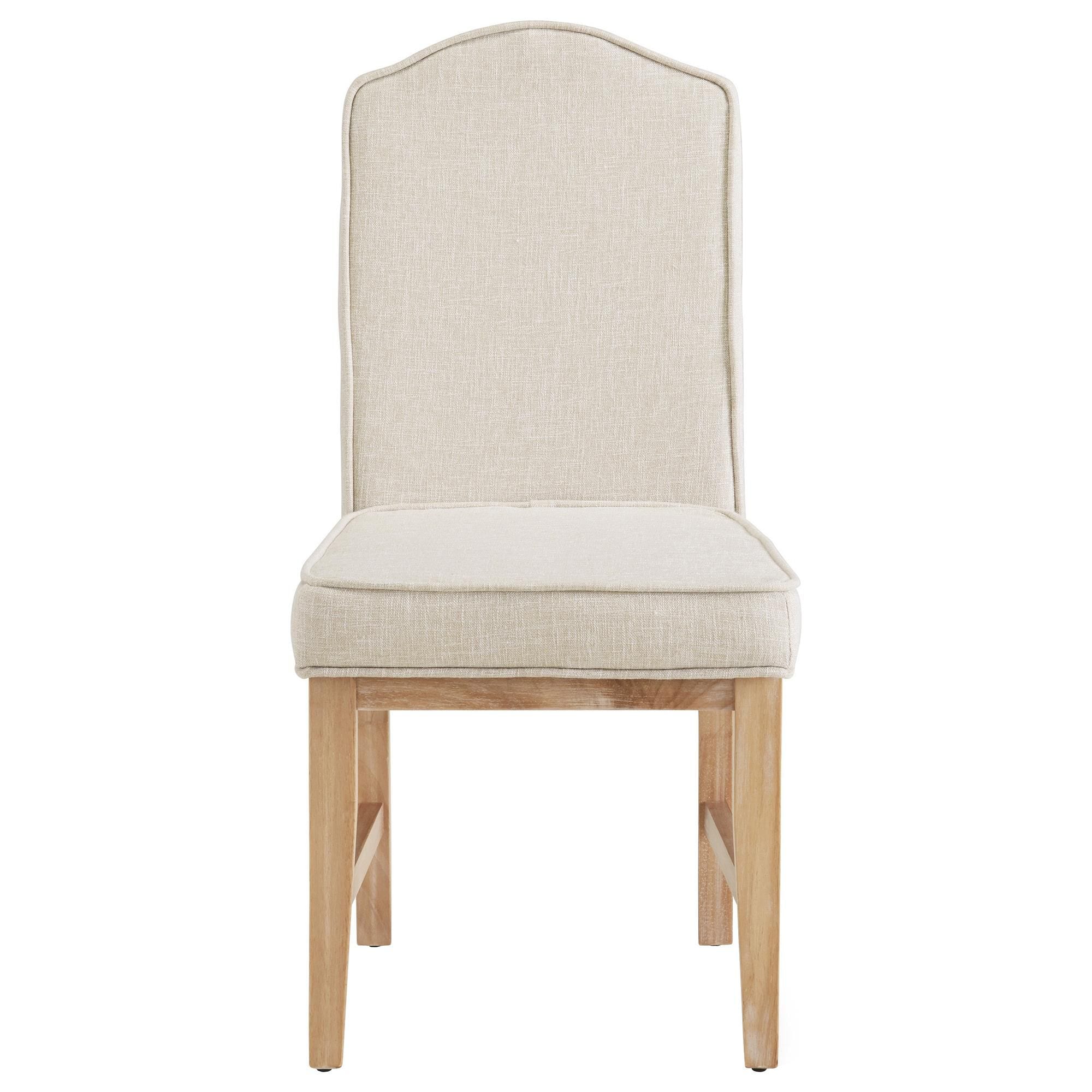 Whitewashed upholstered dining 2025 chairs