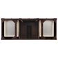 James Martin Vanities Brittany 60" Single Bathroom Vanity in Burnished Mahogany with 3 cm Carrara White Marble Top and Rectangle Sink, , large