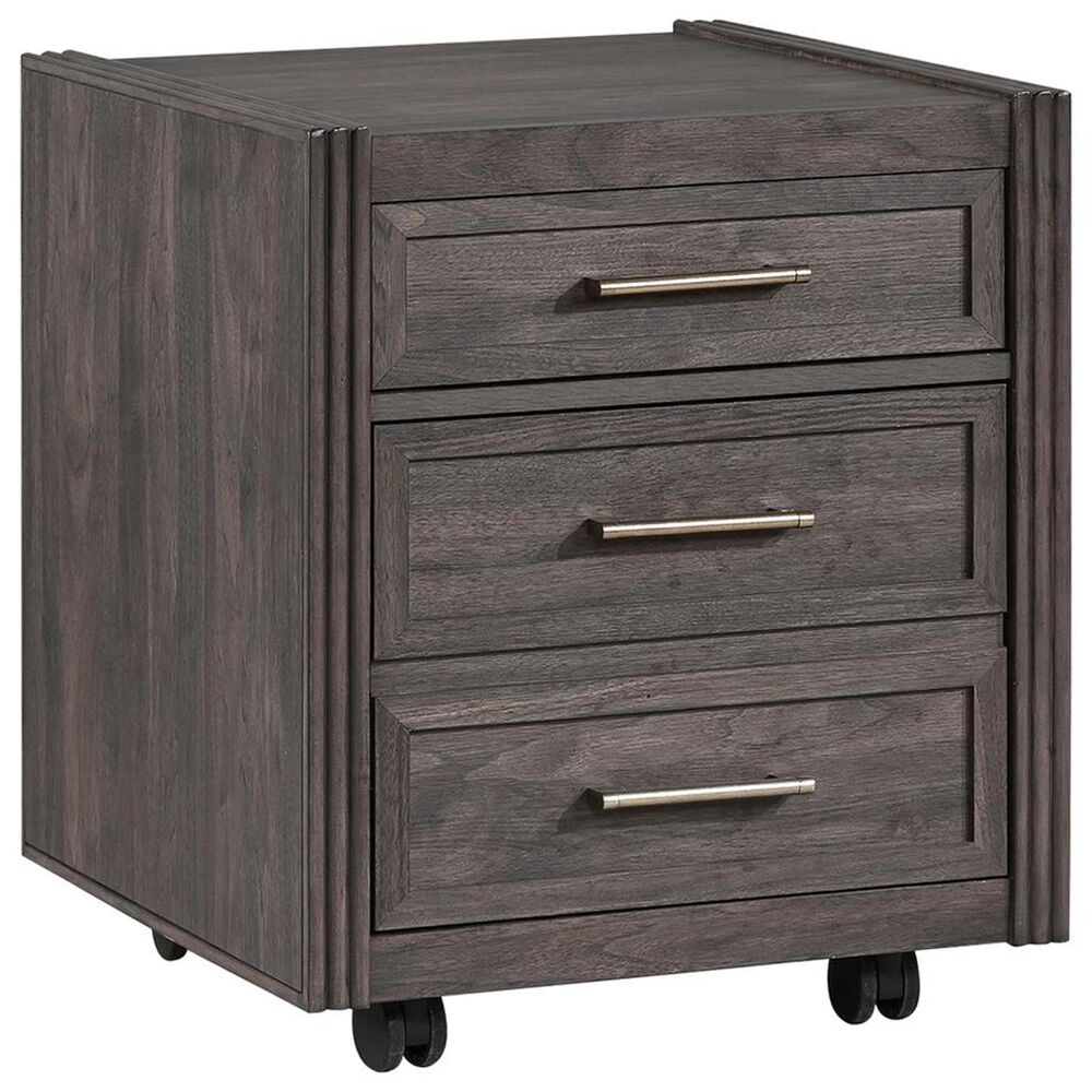 Belle Furnishings Modern Edge Castered File Cabinet in Caffe, , large