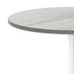 Leisuremod Verve 48" Round Bar Height Dining Table with Resin Top in White - Table Only, , large