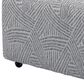 Catnapper Abraxas Castered Cocktail Ottoman in Oyster, , large