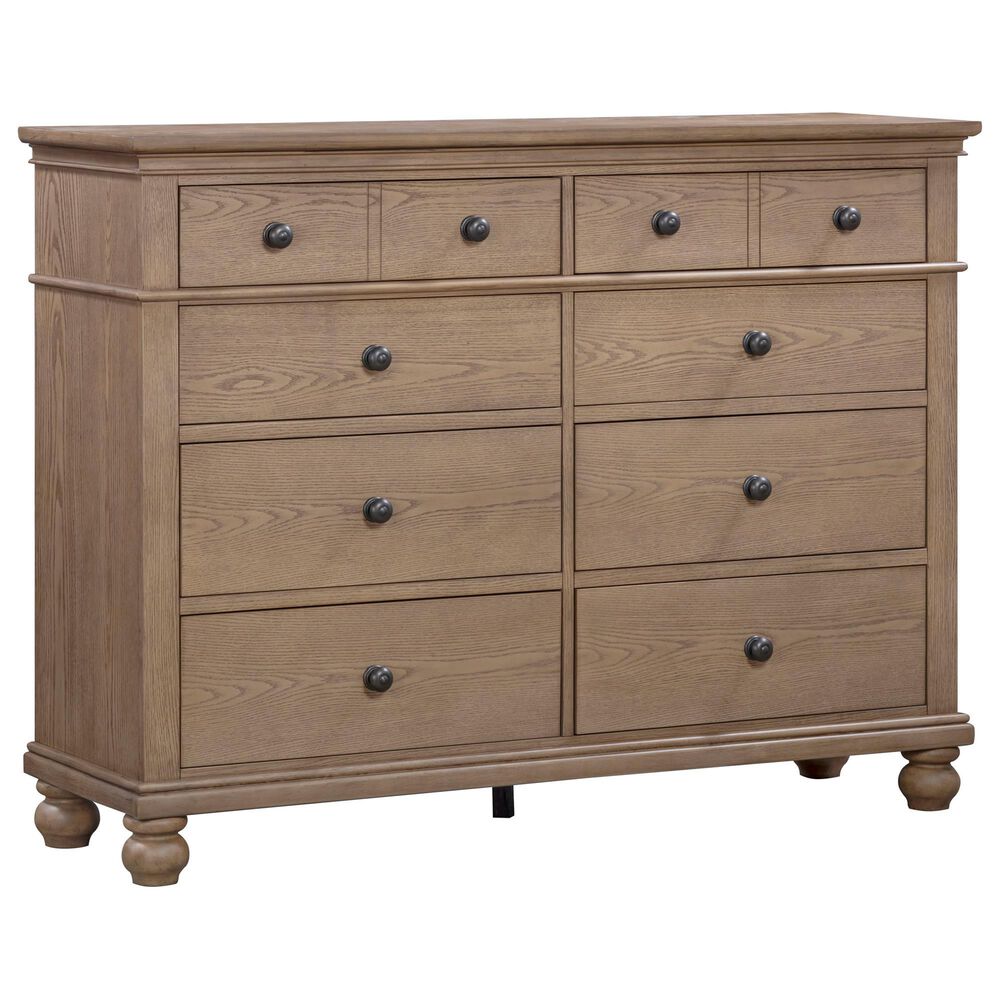 Riva Ridge Oxford 8-Drawer Chesser in Tan, , large