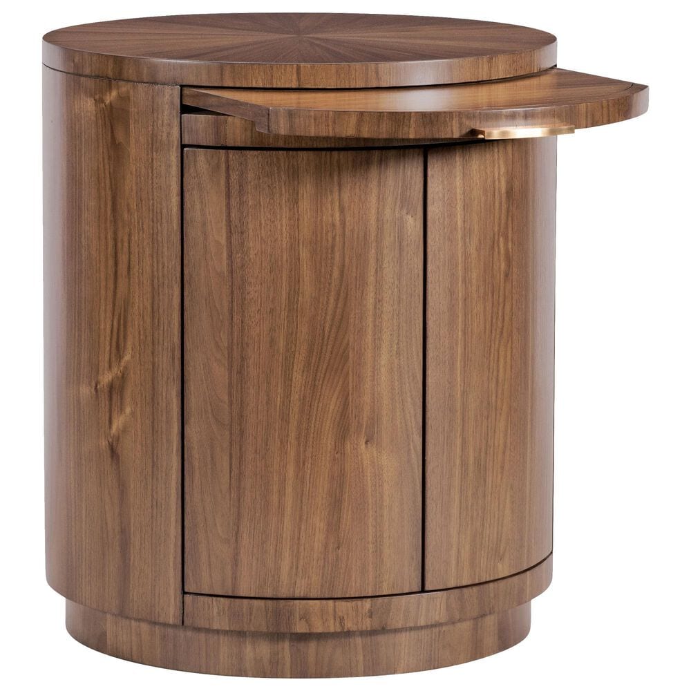 Hooker Furniture Eleana Round Nightstand in Light Caramel, , large