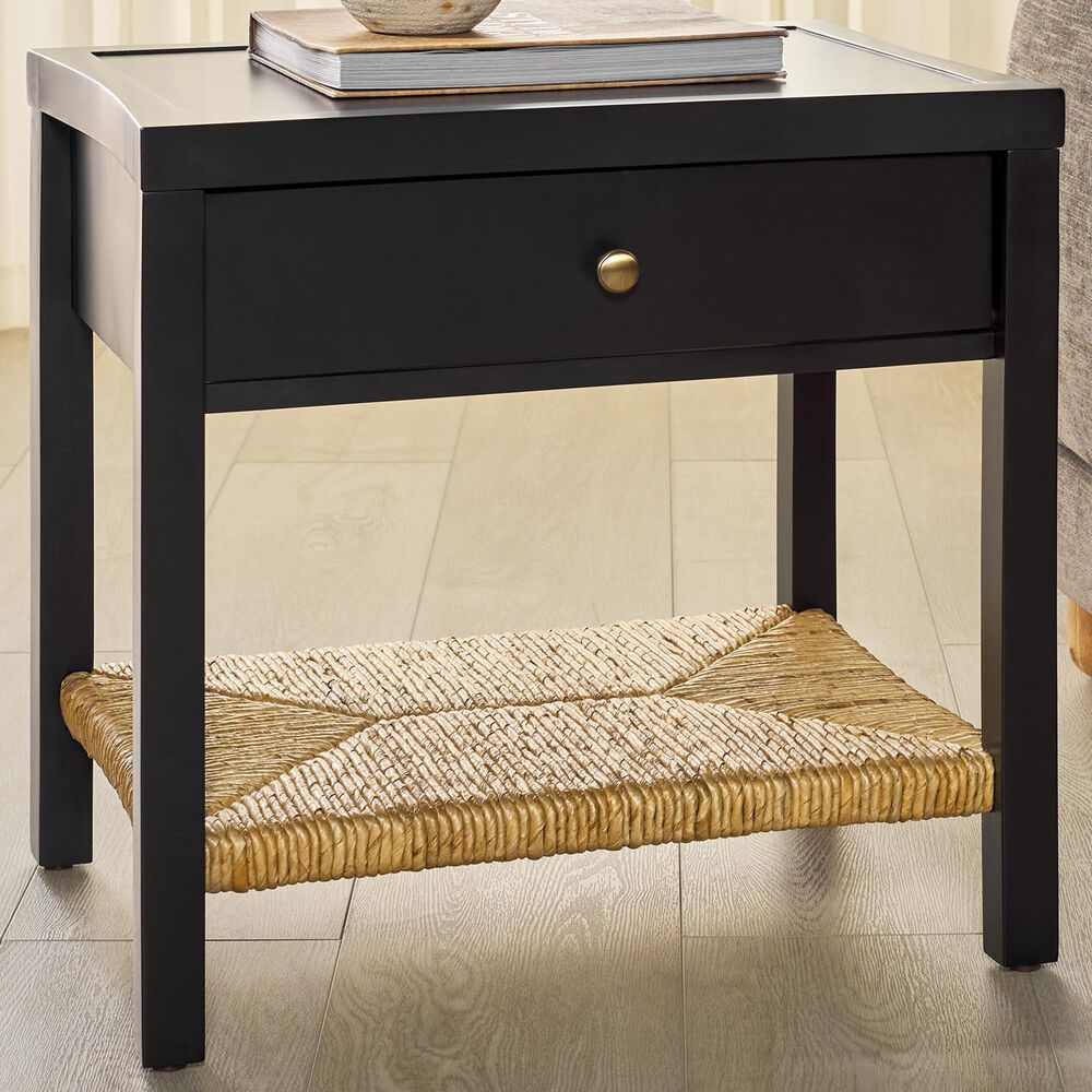 Safavieh Berlynne Nightstand in Black and Natural, , large