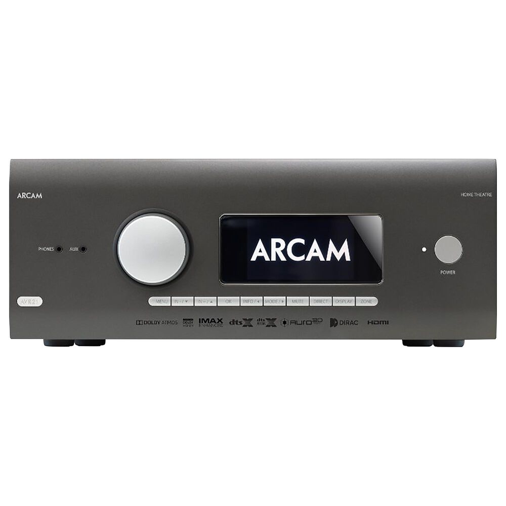 HTC HDMI 2.1 High Power Class AB AV Receiver in Black, , large
