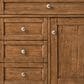 James Martin Vanities Brittany 36" Single Bathroom Vanity in Saddle Brown with 3 cm Victorian Silver Quartz Top and Rectangular Sink, , large