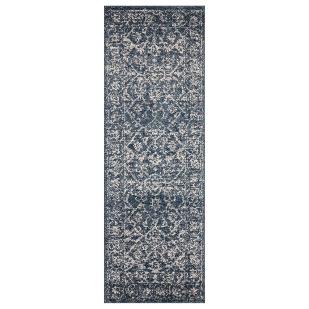 Magnolia Home Gigi Navy and Stone 2"7" x 7"6" Runner, , large