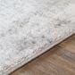 Surya Aisha 6"7" x 9"6" Charcoal, Light Gray, Blue and Off-White Area Rug, , large