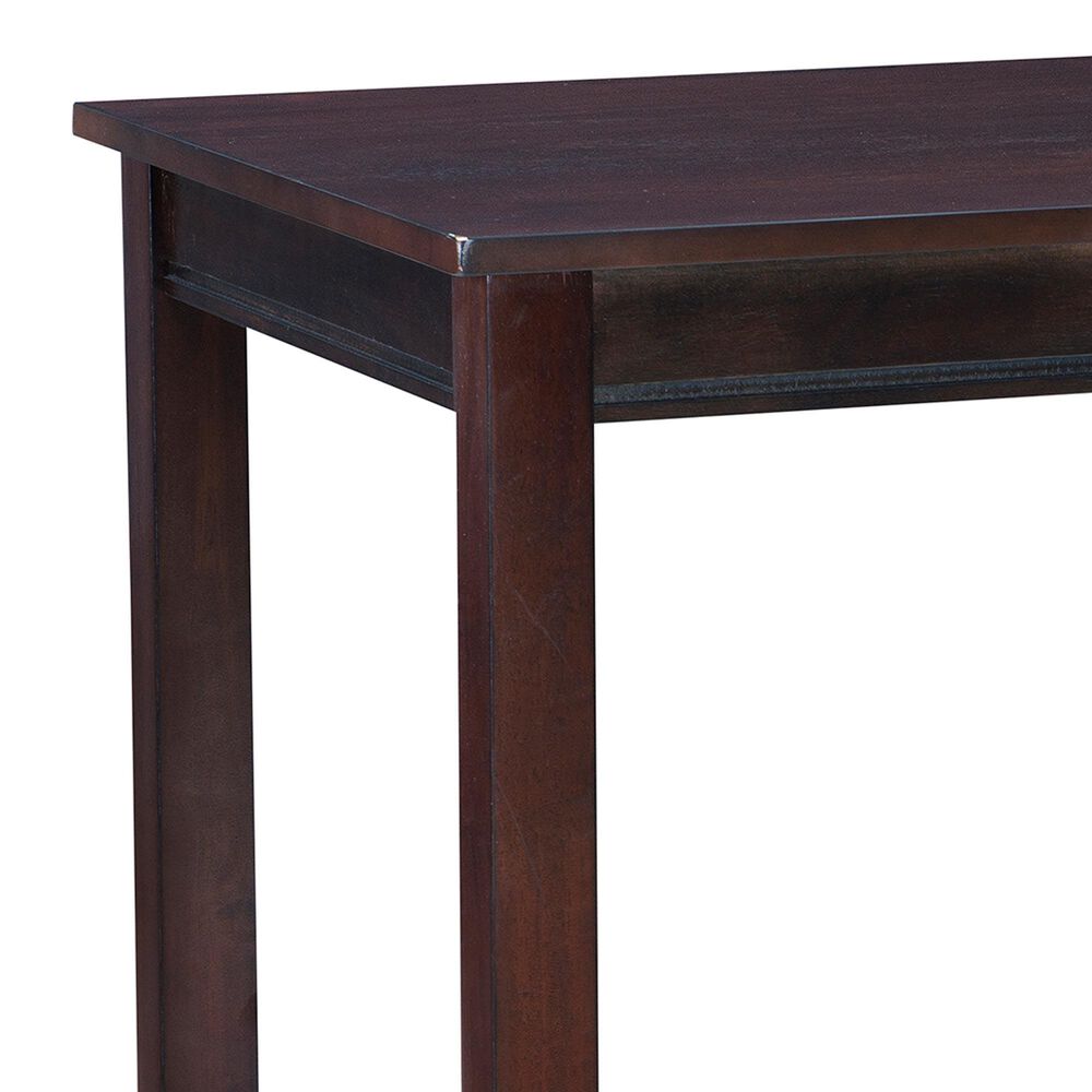 Linon Home Decor Claridge Counter Height Pub Table in Rich Brown - Table Only, , large