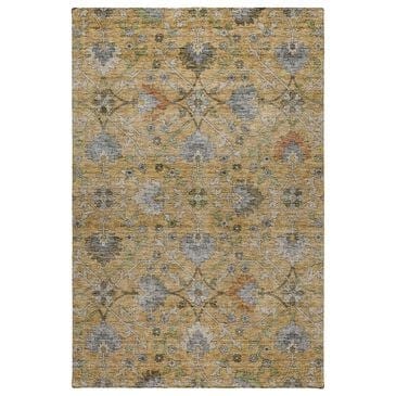 Dalyn Rug Company Silk Road Saffron, Gold, Copper, Gray, Olive and Fern 5" x 7"6" Area Rug, , large