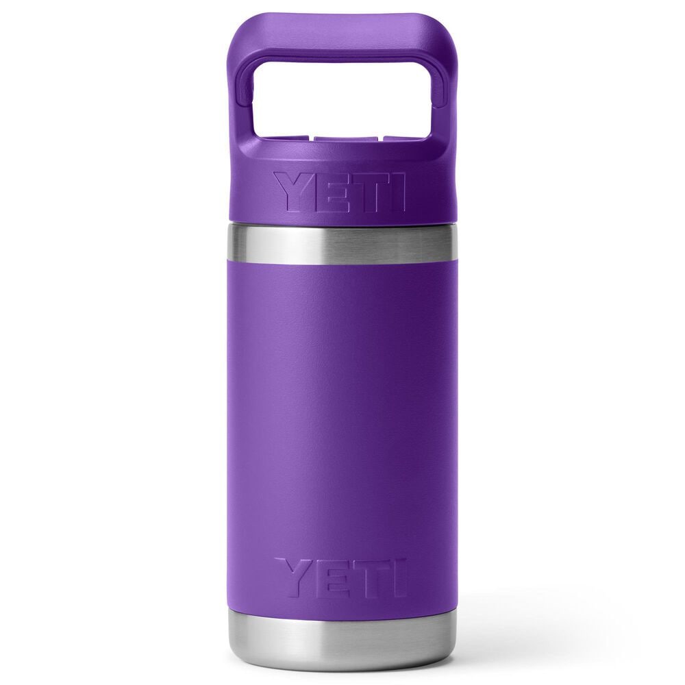 YETI Rambler Jr 12 Oz Kids Water Bottle with Color-Matched Straw Cap in Pace Purple, , large