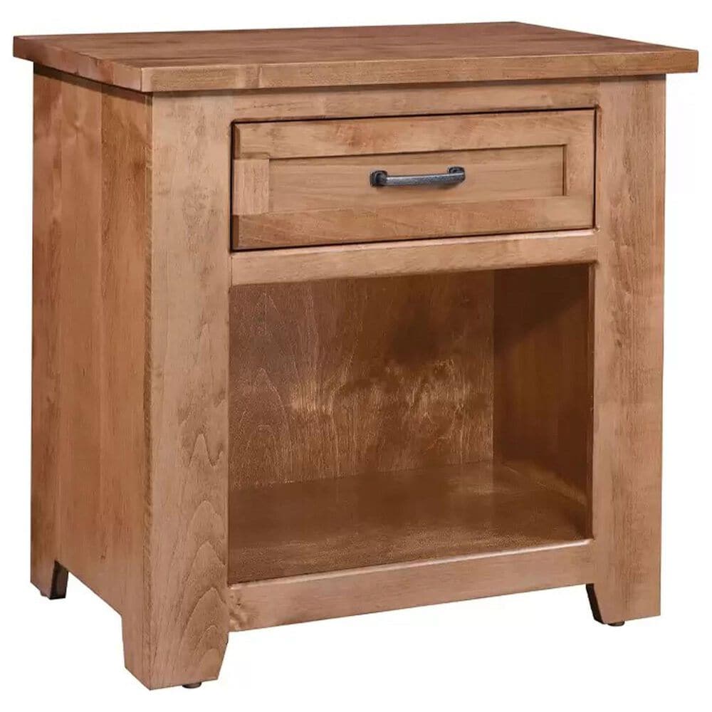Briarwood LLC Heritage Carson Reed 1-Drawer Nightstand in Provincial, , large