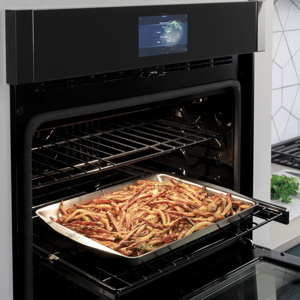 GE Profile 2-Piece Kitchen Package with Stainless Steel 30" Smart Built-In Single Wall Oven and Black 36" Energy Star Induction Cooktop, , large