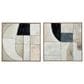 Ashley Bexlen 30" x 30" Wall Art in Tan, Taupe and Black (Set of 2), , large