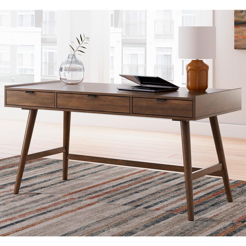 Ashley Lyncott 60&quot; Writing Desk in Brown, , large