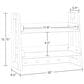 RiverRidge Home 2-Tier Ladder Wall Shelf in White, , large