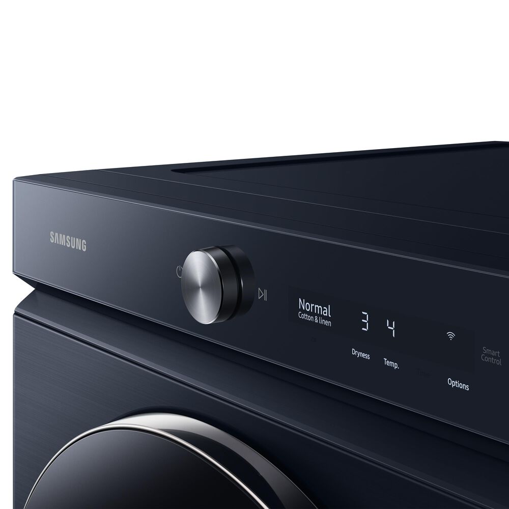 Samsung Bespoke 7.6 Cu. Ft. Ultra Capacity Electric Dryer with AI Optimal Dry in Brushed Navy, , large