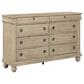 Belle Furnishings Rustic Traditions 8-Drawer Dresser in Saddle Tan, , large
