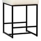 Blue Sun Designs Mayes Counter Stool in White Linen and Antique Black, , large