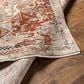 Surya Aspendos APS-2320 2"7" x 10" Rust, Teal, Mustard, Black, Medium Gray, Charcoal and Light Beige Runner, , large