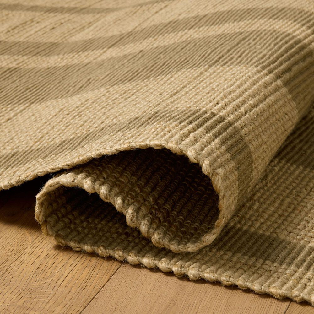 Loloi Weatherstaff Natural and Olive 8'6" x 11'6" Area Rug, , large