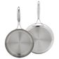 Green Pan Valencia Pro 2-Piece Uncoated Open Frypan Set in Stainless Steel, , large