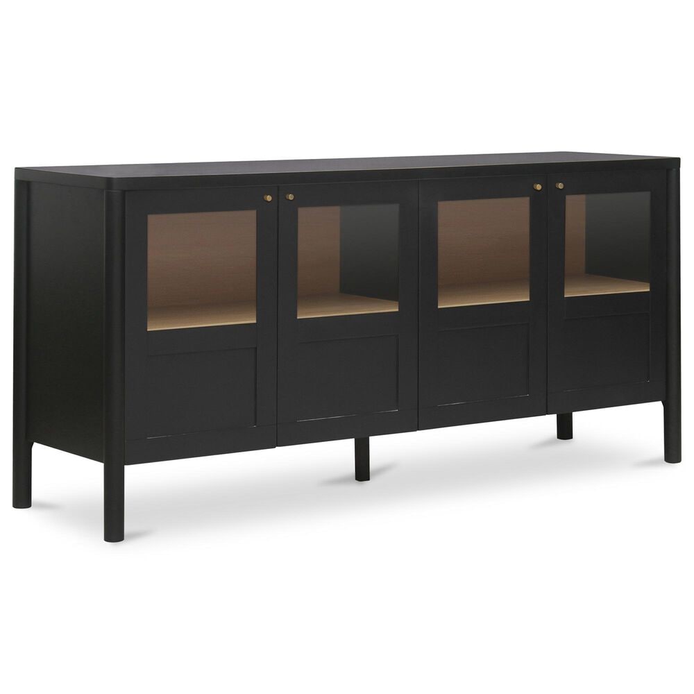 Moe"s Home Collection Hannah 4-Door Sideboard in Black, , large