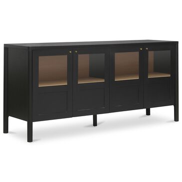 Moe"s Home Collection Hannah 4-Door Sideboard in Black, , large