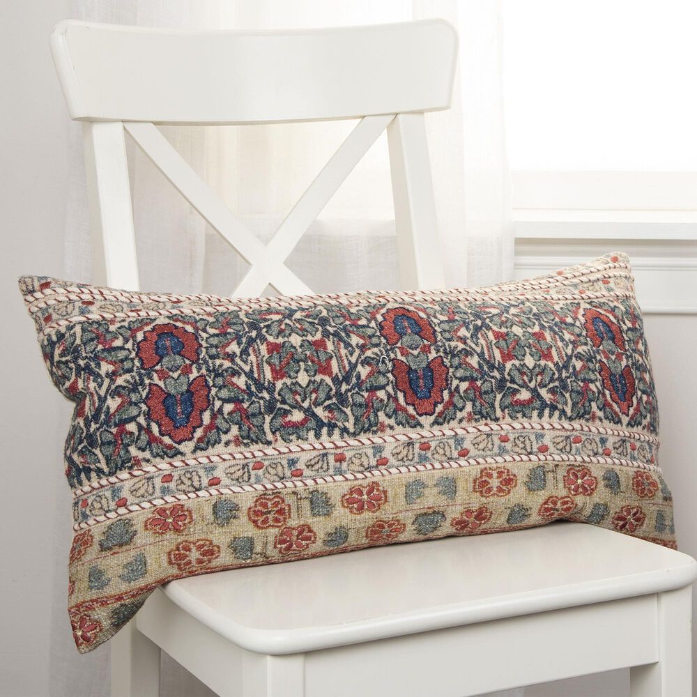 Rizzy Home Transitional 14&quot; x 26&quot; Poly Filled Pillow in Multi, , large
