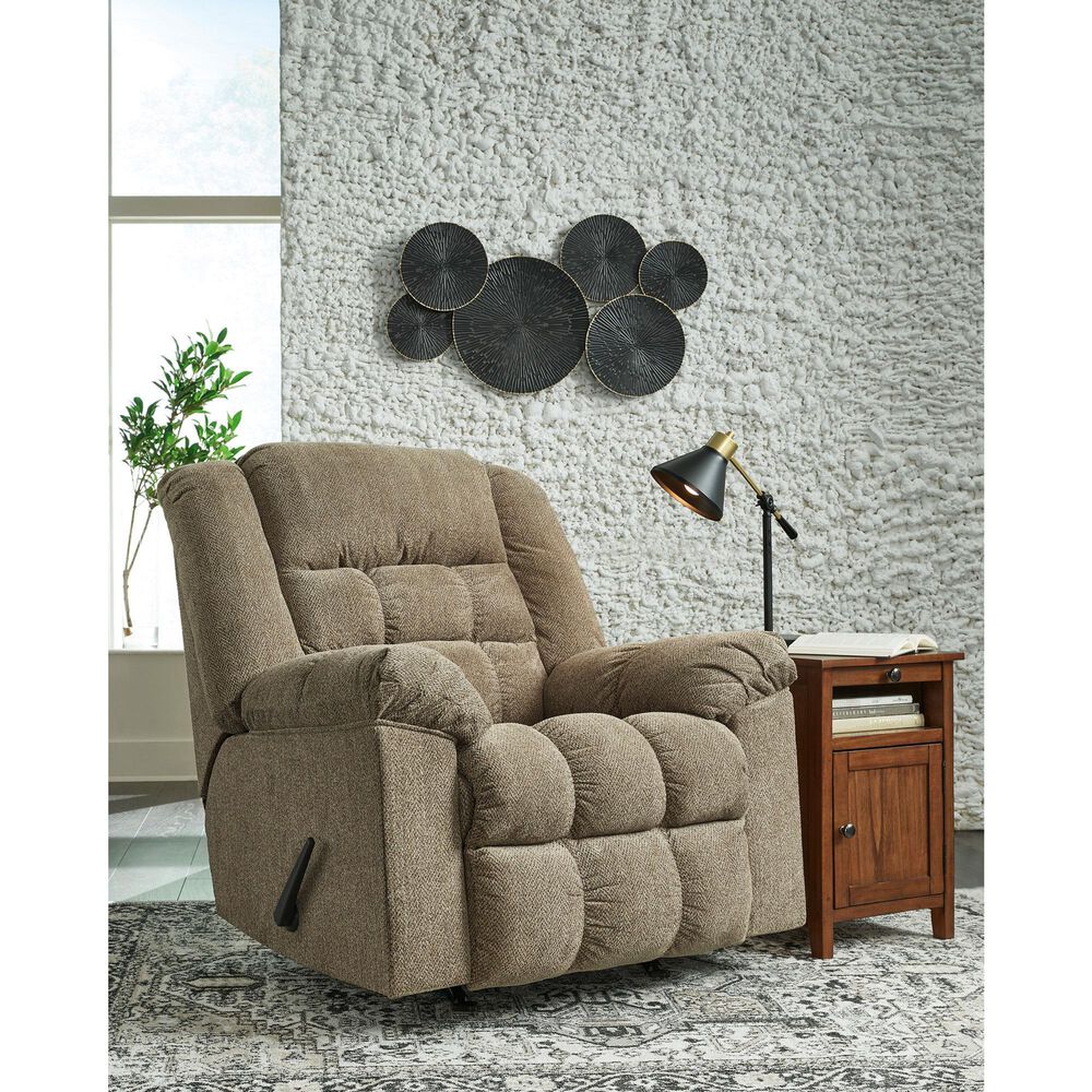 Ashley Kegler Manual Rocker Recliner in Briar, , large