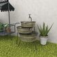 Maple and Jade 26" Farmhouse 3-Tier Tub Fountain in Gray, , large