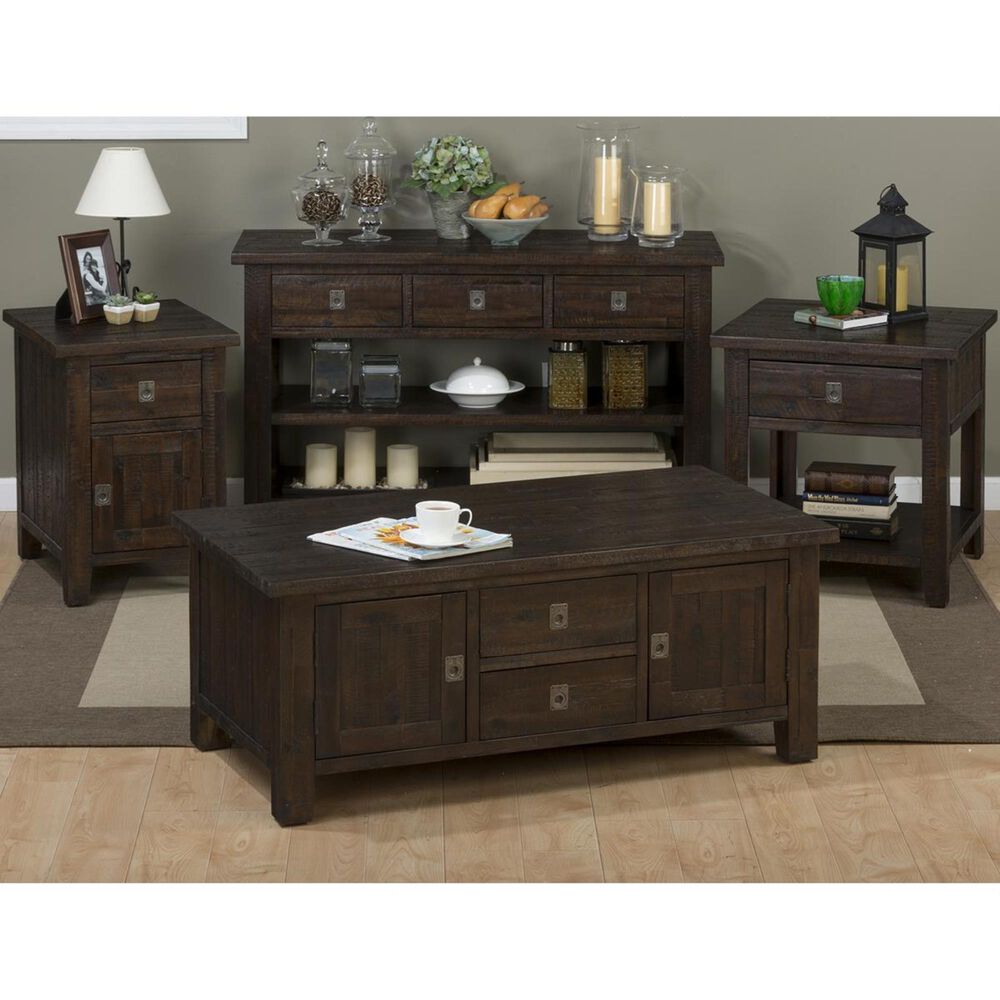 at HOME Kona Grove Square End Table in Chocolate, , large